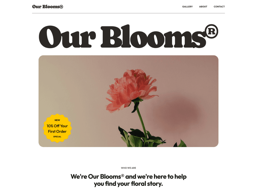 Bloom Floral Website